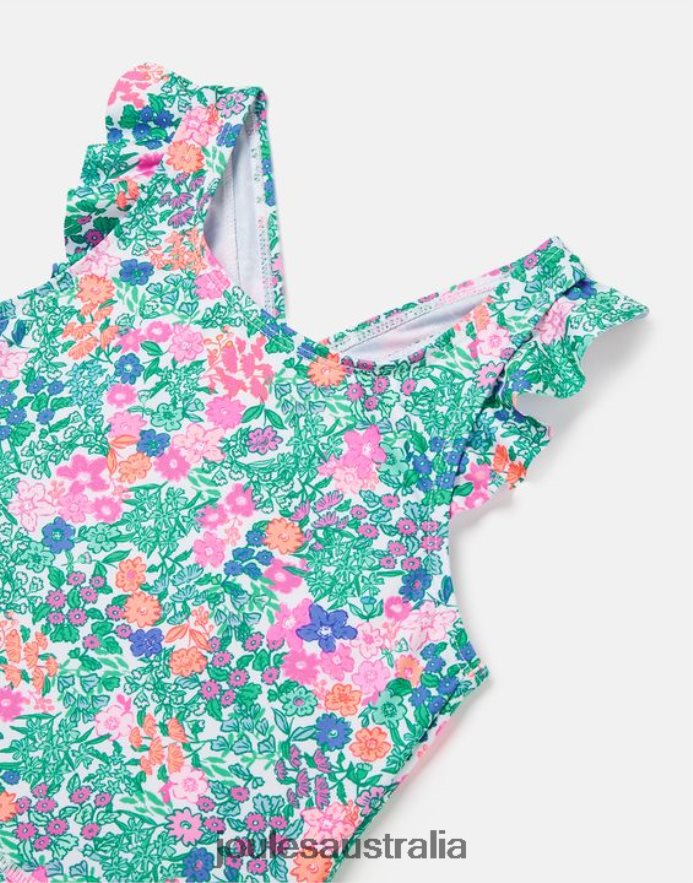 Joules Apparel Girls Laurielle Tankini 2-12 Years NVVNL312 MULTI DITSY