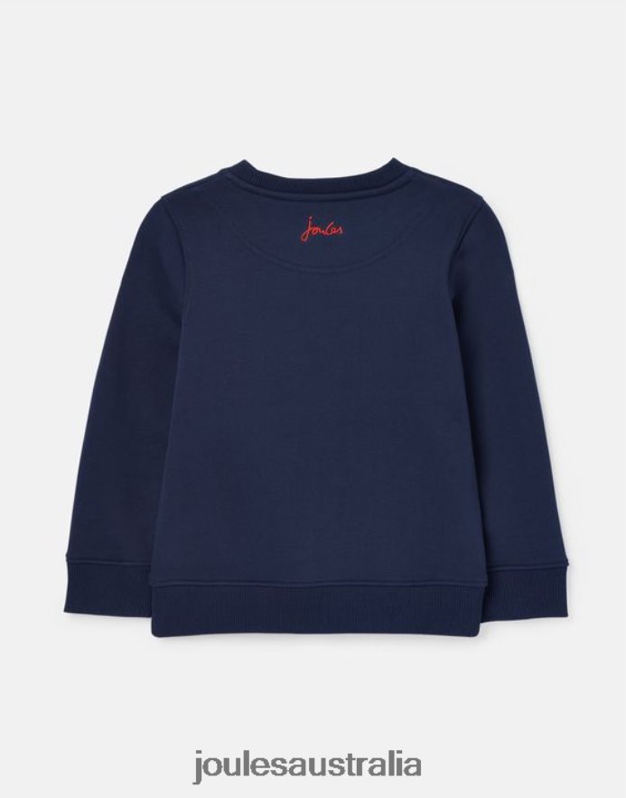 Joules Apparel Girls Mackenzie Sweatshirt 5-12 years NVVNL264 BLUE SUN