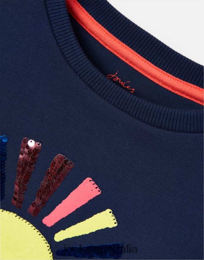 Joules Apparel Girls Mackenzie Sweatshirt 5-12 years NVVNL264 BLUE SUN