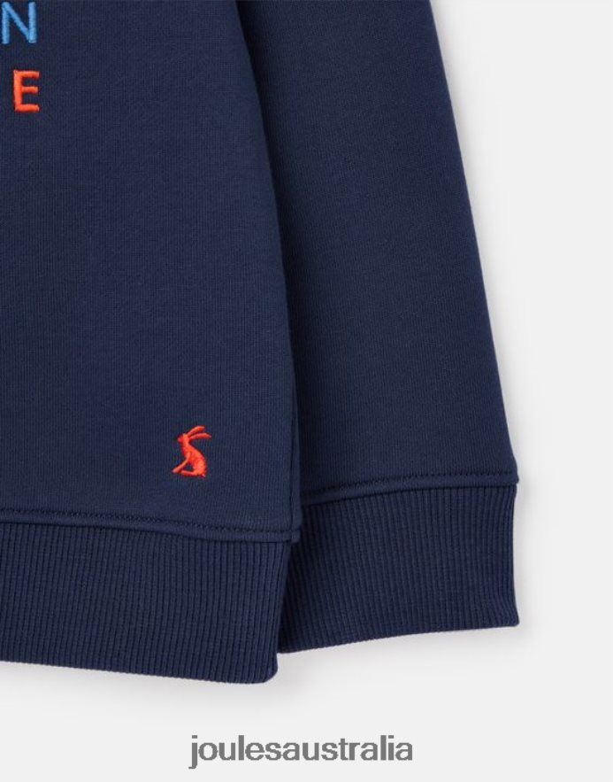 Joules Apparel Girls Mackenzie Sweatshirt 5-12 years NVVNL264 BLUE SUN