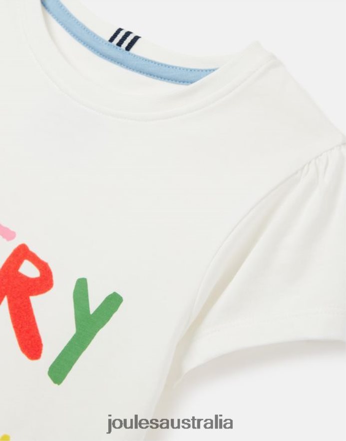 Joules Apparel Girls Pixie Short Sleeve Screenprint T-Shirt 2-12 Years NVVNL269 DAY ADVENTURE