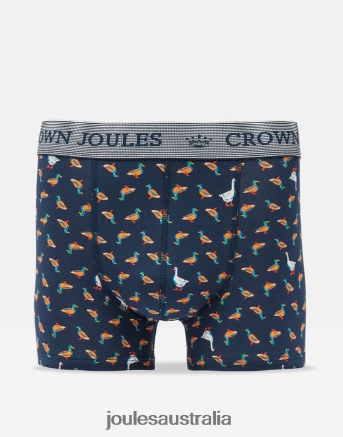 Joules Accessories Men Crown Cotton Boxers 2 Pack NVVNL170 NAVY DUCK GOOSE