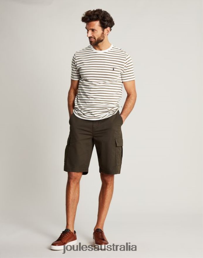 Joules Apparel Men Cargo Shorts NVVNL163 HERITAGE GREEN