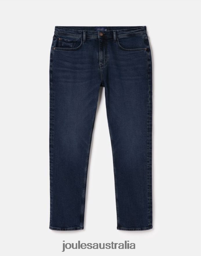 Joules Apparel Men The Oakham Slim Fit 5 Pocket Denim Jean NVVNL205 INK WASH DENIM