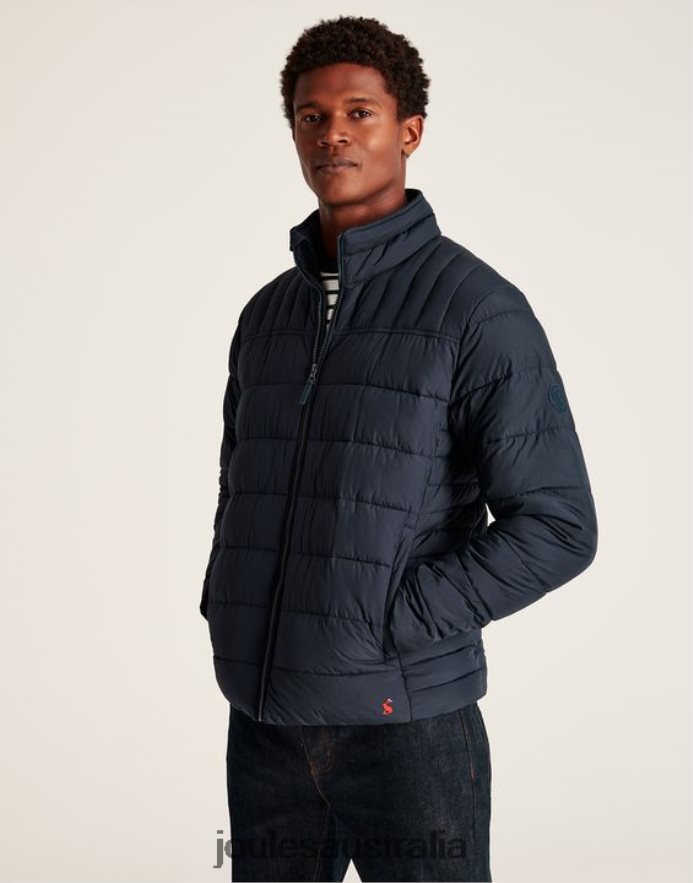 Joules Apparel Men Go To Water Resistant Padded Jacket NVVNL179 MARINE NAVY
