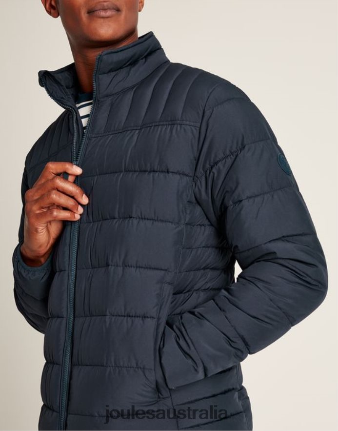 Joules Apparel Men Go To Water Resistant Padded Jacket NVVNL179 MARINE NAVY