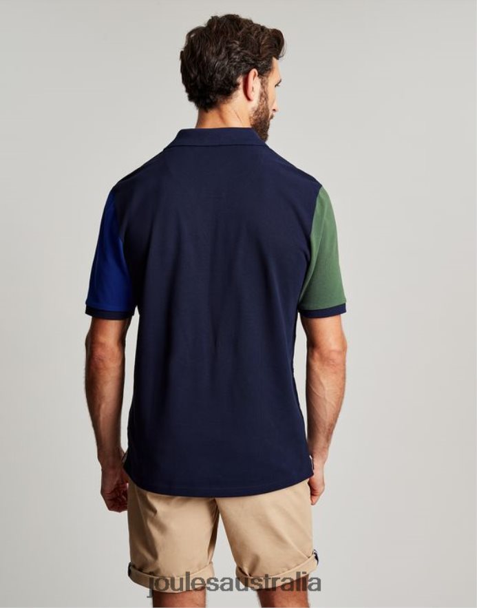 Joules Apparel Men Woody Polo Shirt NVVNL186 NAVY WHITE STRIPE