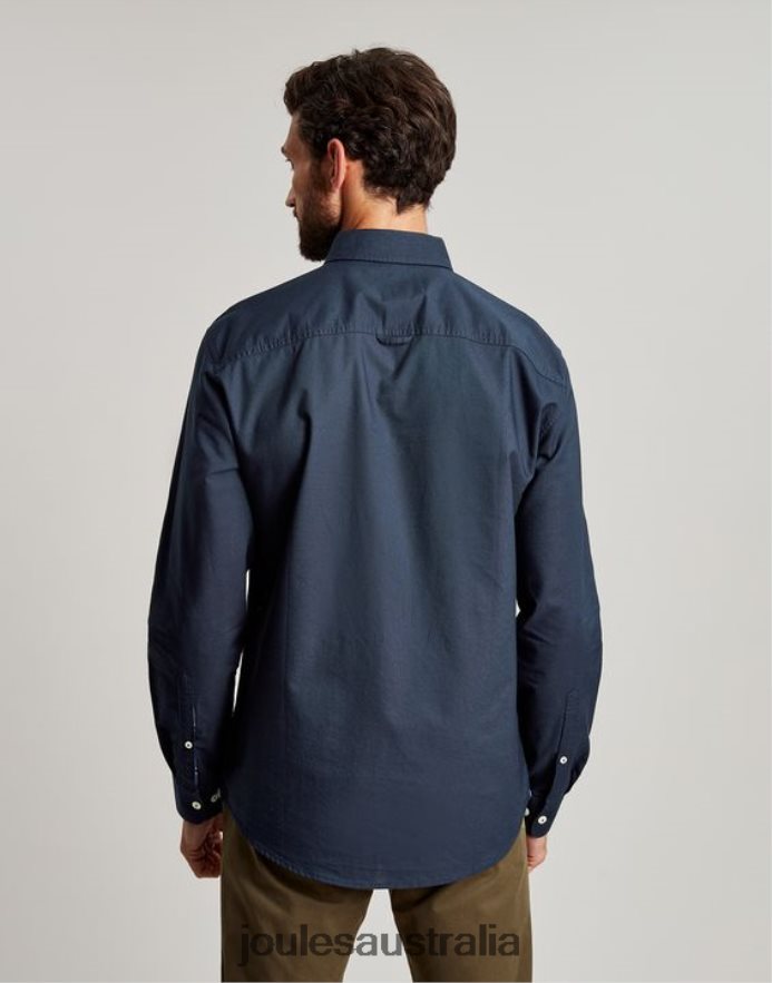 Joules Apparel Men Oxford Classic Fit Shirt NVVNL164 FRENCH NAVY