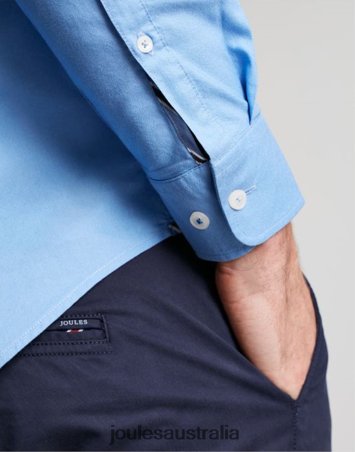 Joules Apparel Men Oxford Classic Fit Shirt NVVNL197 BLUE