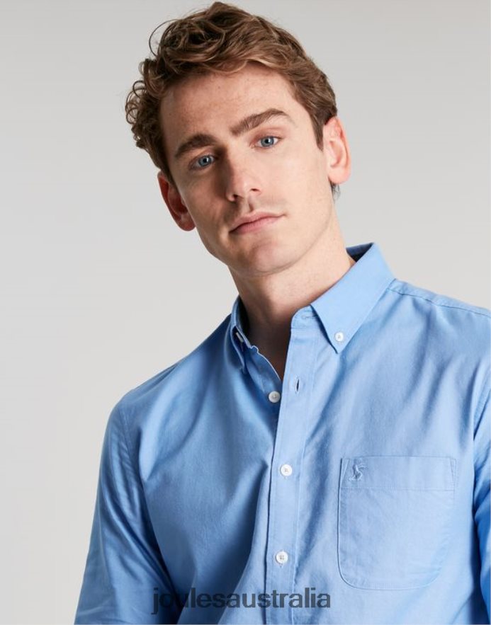 Joules Apparel Men Oxford Classic Fit Shirt NVVNL197 BLUE