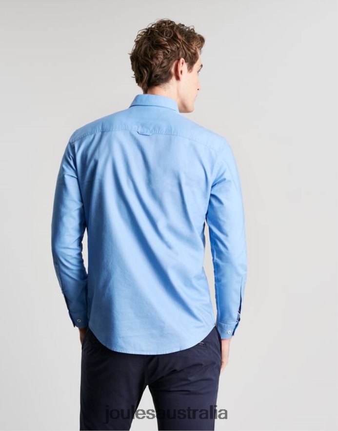Joules Apparel Men Oxford Classic Fit Shirt NVVNL197 BLUE
