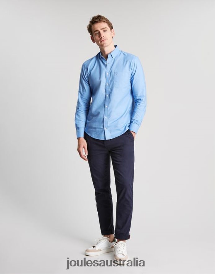 Joules Apparel Men Oxford Classic Fit Shirt NVVNL197 BLUE