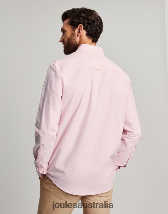 Joules Apparel Men Oxford Classic Fit Shirt NVVNL235 PINK