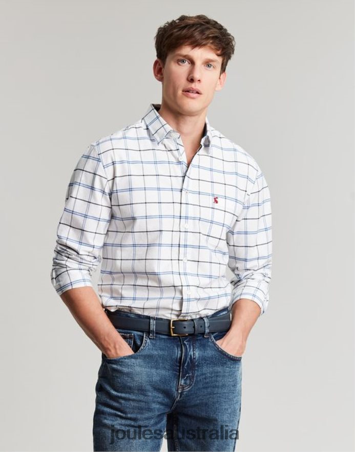 Joules Apparel Men Welford Classic Fit Check Shirt NVVNL239 NAVY CHECK