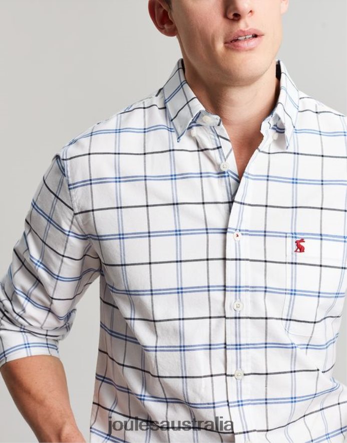 Joules Apparel Men Welford Classic Fit Check Shirt NVVNL239 NAVY CHECK