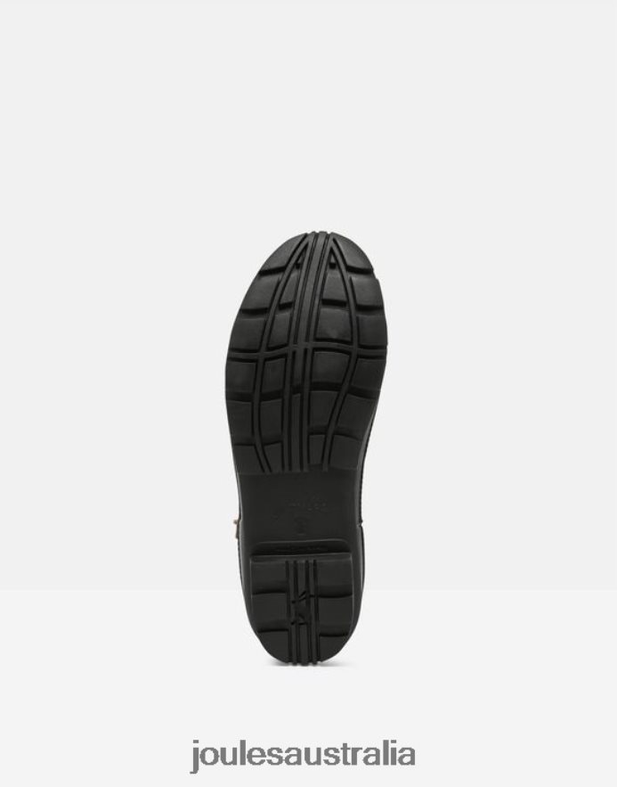 Joules Footwear Women Rosalind Mid Height Rain Boots with Interchangeable Tassel NVVNL23 TRUE BLACK