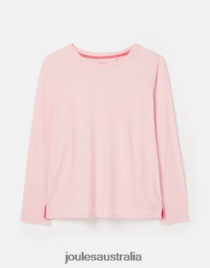 Joules Apparel Women Holly Crew Long Sleeve Top NVVNL40 BALLERINA