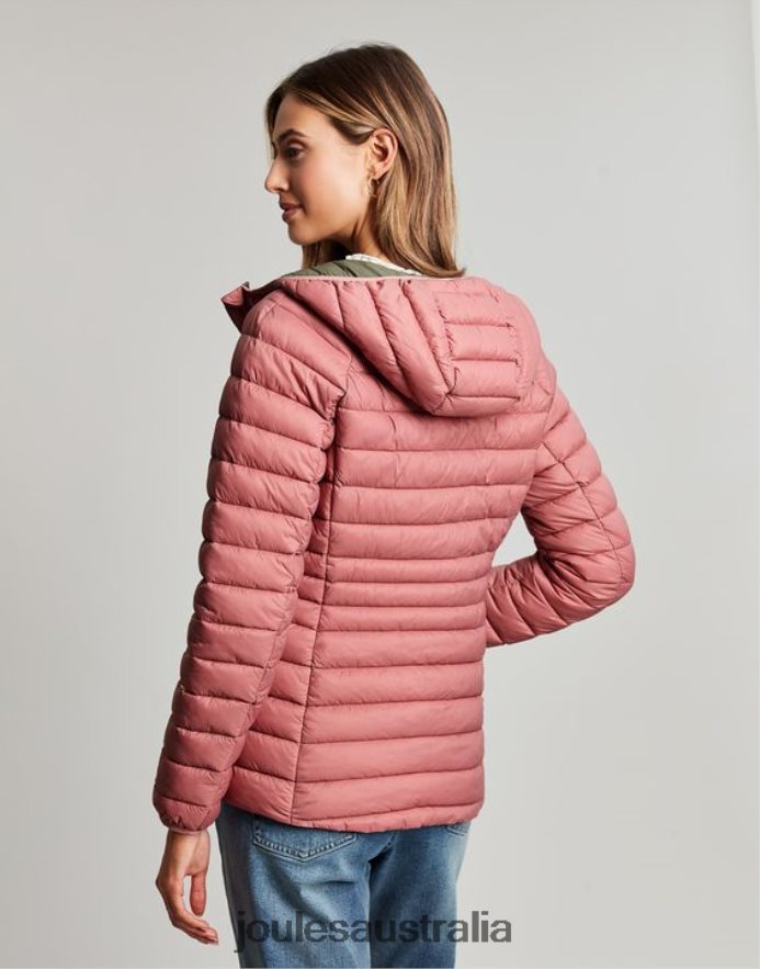 Joules Apparel Women Bowland Packable Padded Coat NVVNL44 ROSE